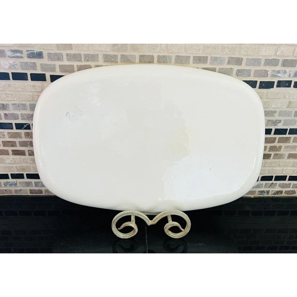 Vintage Brock Of California Serving Platter Farmhouse Yellow Tray‎ Hay Donkey